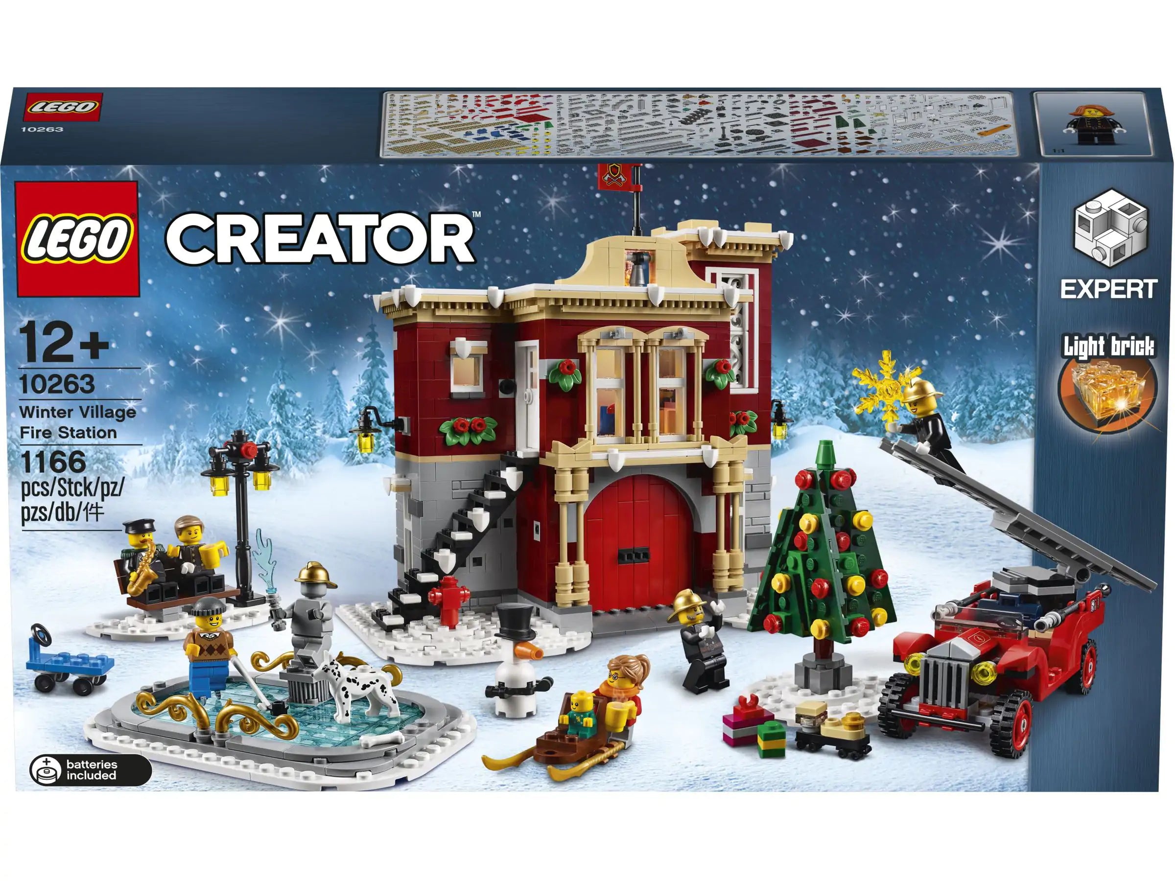 LEGO 10263 Brandweerkazerne in winterdorp