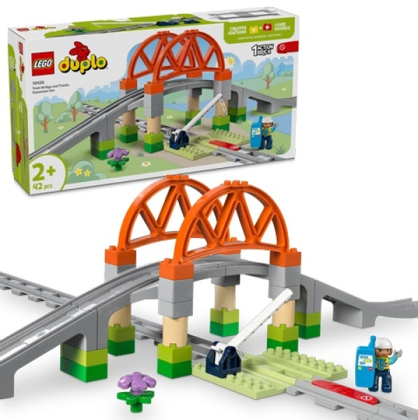 DUPLO 10426 Treinbrug en Rails Uitbreidingsset