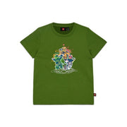 LEGO T-shirt Ninjago DONKERLIME (LWTANO 208 - Maat 122)