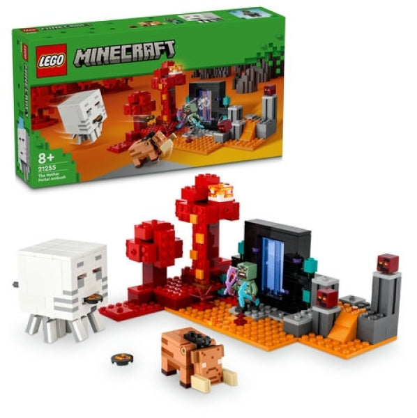LEGO 21255 Hinderlaag bij het Nether-portaal