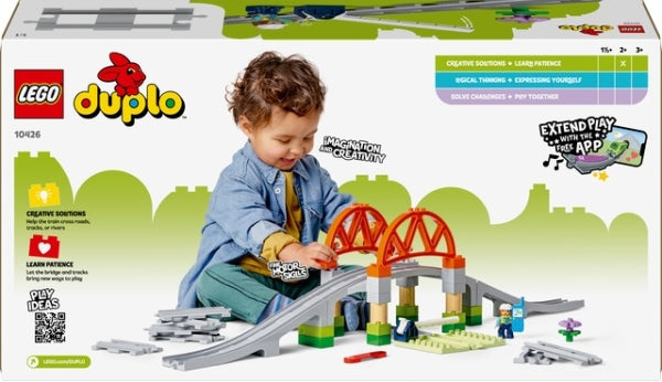 DUPLO 10426 Treinbrug en Rails Uitbreidingsset