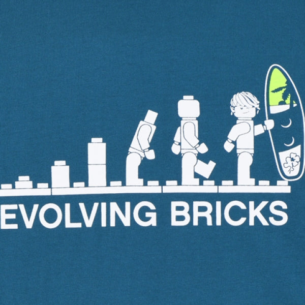 LEGO T-shirt DONKER TURQUOISE (LWTIAS 305 - Maat 104)