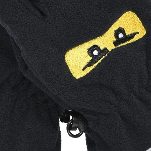LEGO Handschoenen Ninjago ZWART (LWASMUS 600 - Maat 134-140)