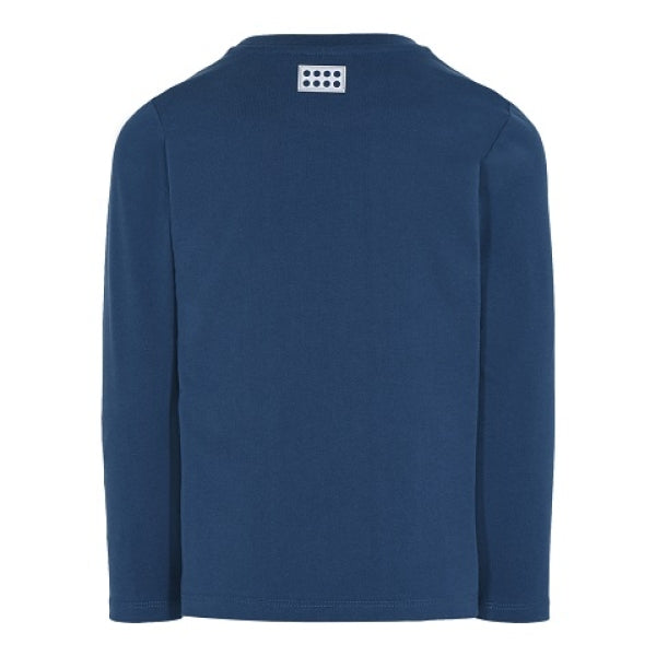 LEGO T-Shirt DONKERBLAUW (LWTIAS 603 - Maat 116)