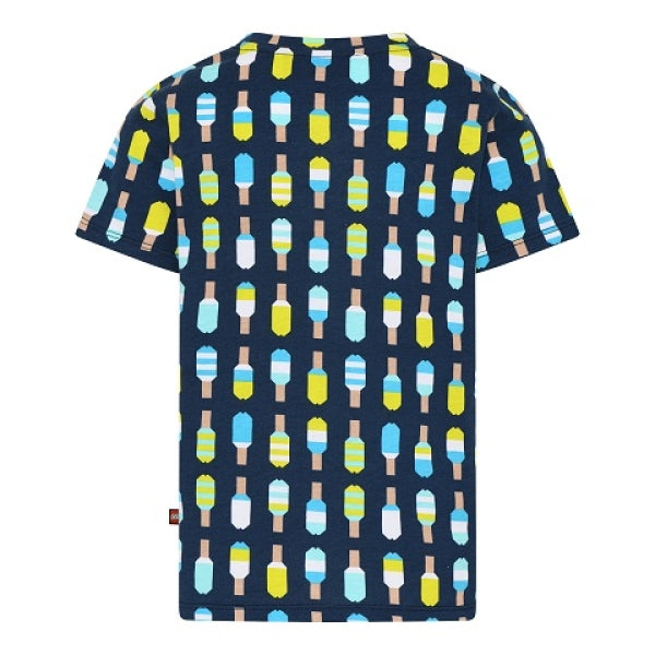 LEGO T-shirt Ijsje DONKERBLAUW (LWTAYLOR 306 - Maat 104)