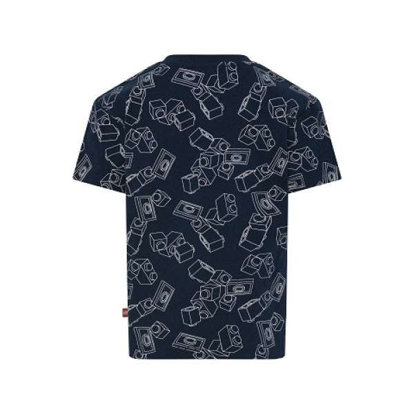 LEGO T-shirt DONKERBLAUW (LWTAYLOR 208 - Maat 110)