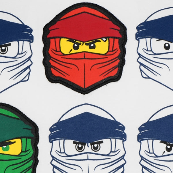 LEGO T-shirt Ninjago WIT (M12010022 - Maat 110)