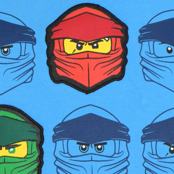 LEGO T-shirt Ninjago BLAUW (M12010022 - Maat 110)