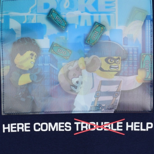 LEGO T-shirt City DONKERBLAUW (M12010035 - Maat 122)