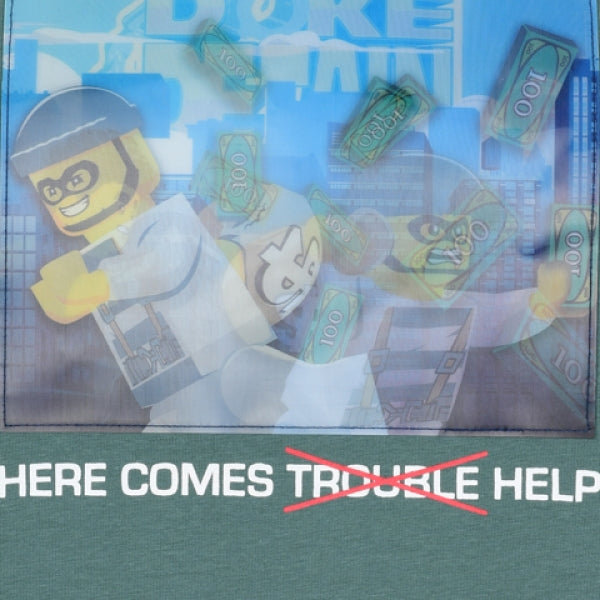 LEGO T-shirt City GROEN (M12010035 - Maat 140)