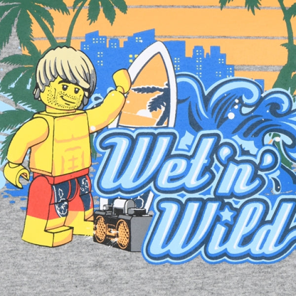 LEGO T-shirt LICHTGRIJS (M12010113 - Maat 104)