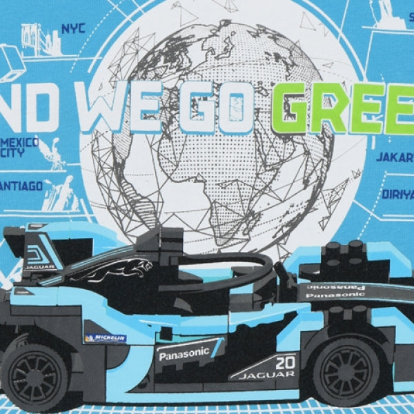 LEGO T-shirt Speed Champions TURQUOISE (M12010156 - Maat 104)