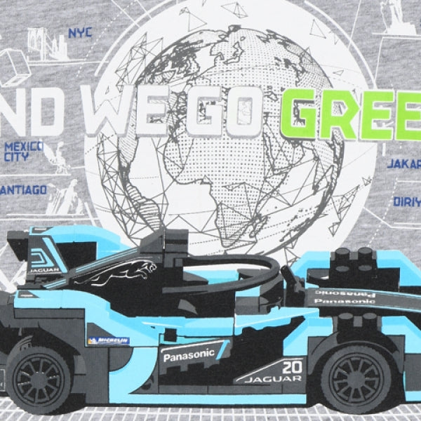 LEGO T-shirt Speed Champions LICHTGRIJS (M12010156 - Maat 110)