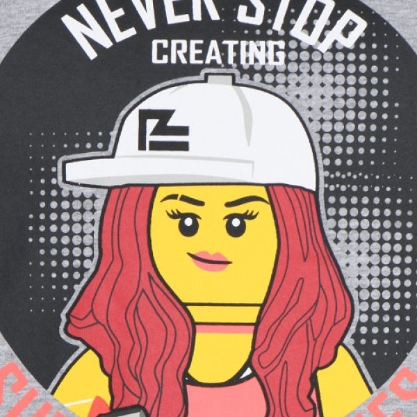 LEGO T-Shirt LICHTGRIJS (M12010170 - Maat 110)