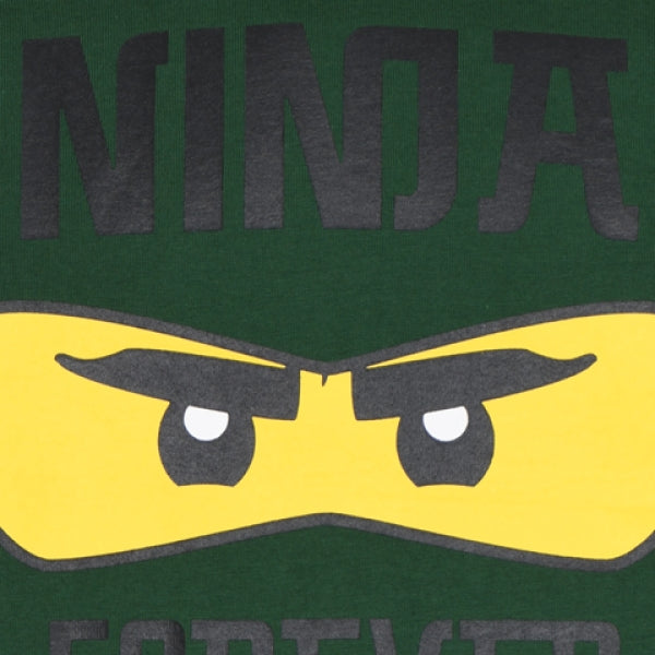 LEGO T-Shirt Ninjago DONKERGROEN (M12010188 - Maat 104)