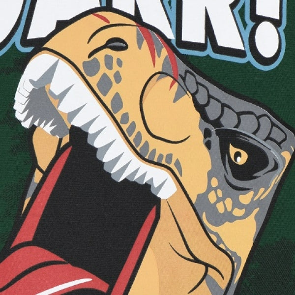 LEGO T-Shirt Jurassic World DONKERGROEN (M12010200 - Maat 116)