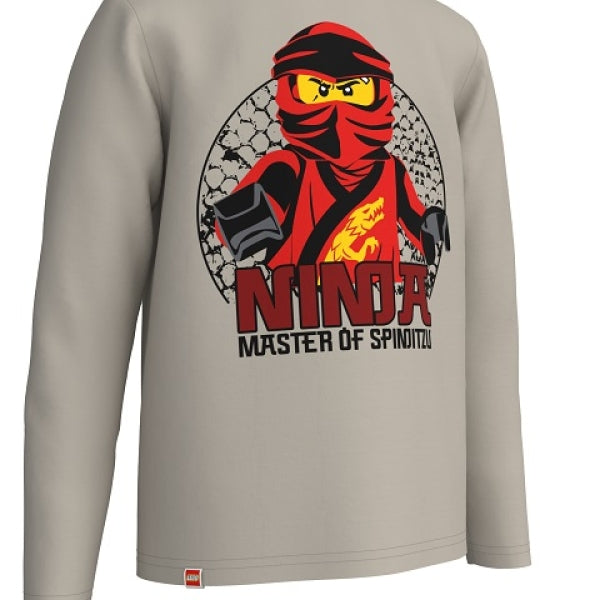 LEGO T-Shirt Ninjago GRIJS (M12010383 - Maat 122)