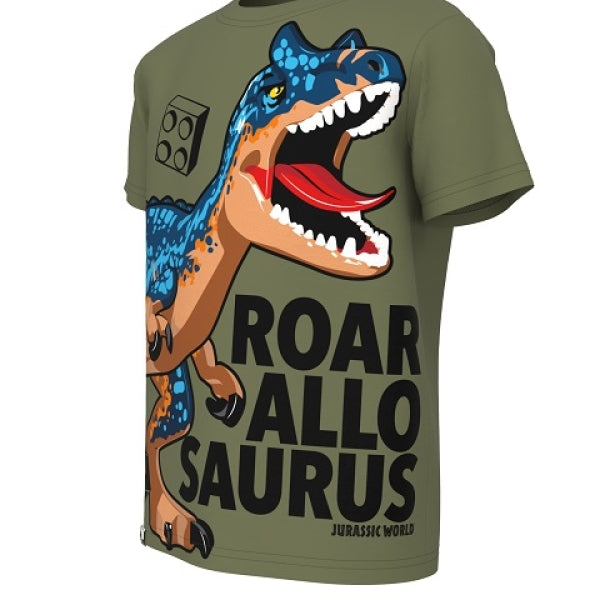 LEGO T-Shirt Jurassic World GROEN (M12010409 - Maat 104)
