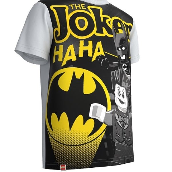 LEGO T-Shirt Batman WIT (M12010452 - Maat 128)