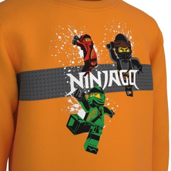 LEGO T-Shirt Ninjago ORANJE (M12010467 - Maat 122)