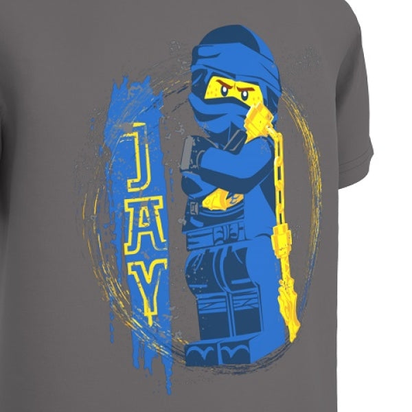 LEGO T-Shirt Ninjago GRIJS (M12010480 - Maat 110)
