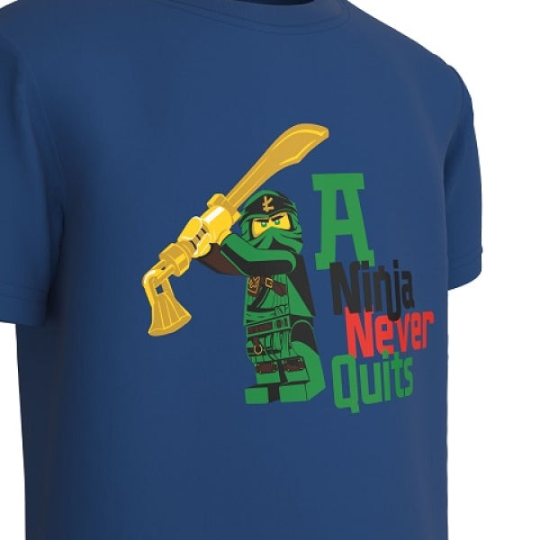 LEGO T-Shirt Ninjago BLAUW (M12010481 - Maat 110)