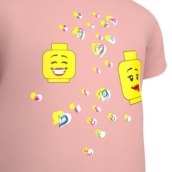 LEGO T-Shirt LICHTROZE (M12010539 - Maat 110)