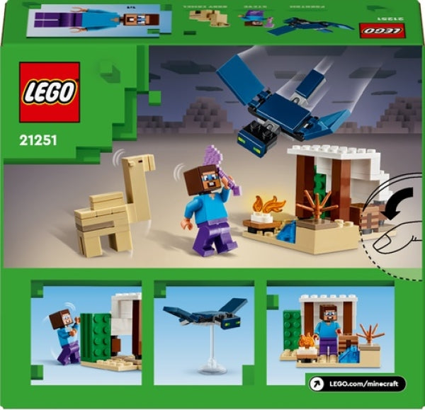 LEGO 21251 Steve's Woestijnexpeditie