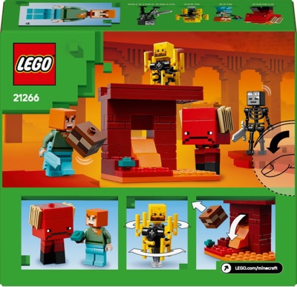 LEGO 21266 De Lavastrijd in de Nether