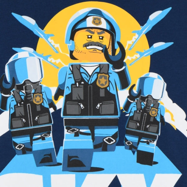 LEGO T-Shirt City DONKERBLAUW (M-22771 - Maat 110)
