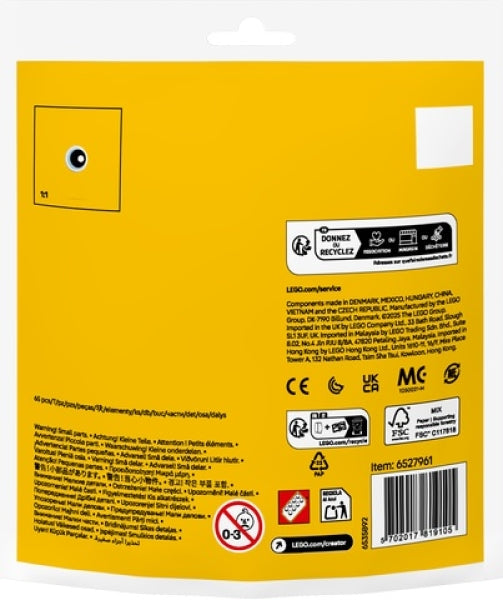LEGO 30690 Paasei Schilderen met Kuiken (Paperbag)