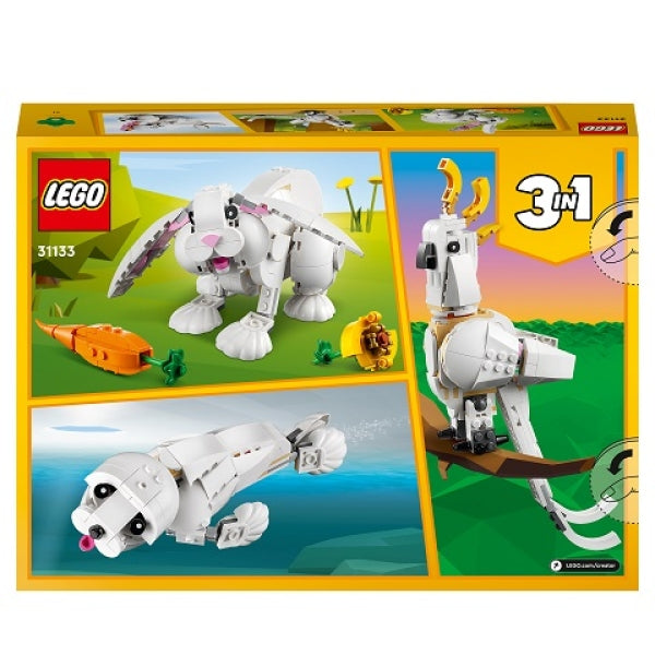 LEGO 31133 Wit Konijn