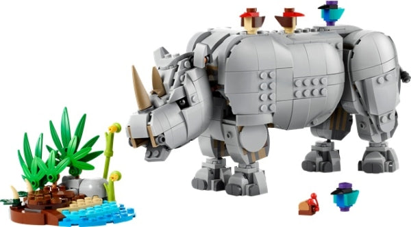 LEGO 31171 Machtige Neushoorn met Vogels