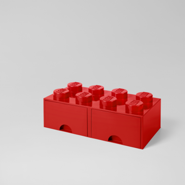 LEGO Opberglade 8 ROOD
