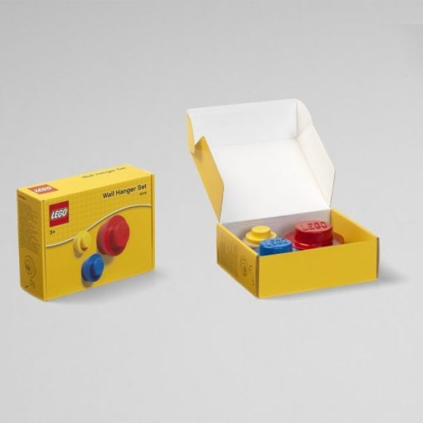 LEGO Wandhaak Set ROZE-BLAUW-WIT