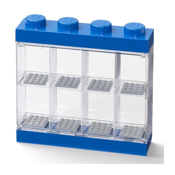 LEGO Minifiguur Display Case 8 BLAUW
