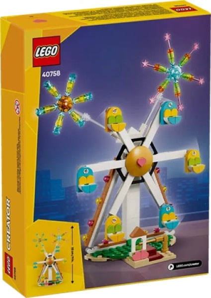LEGO 40758 Reuzenrad met Vuurwerk