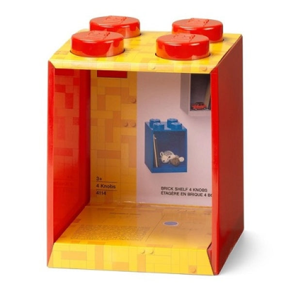 LEGO Iconic Wandschap Steen 4 ROOD