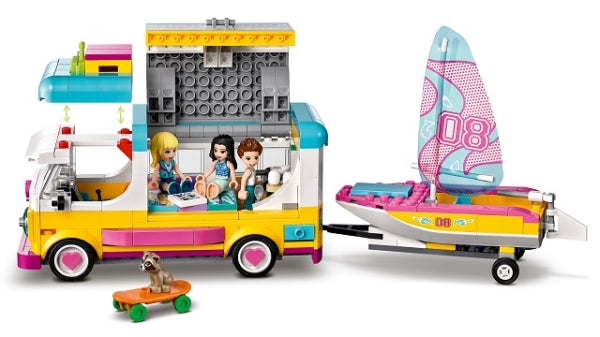 LEGO 41681 Boscamper en Zeilboot