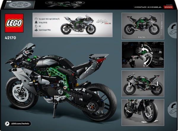 LEGO 42170 Kawasaki Ninja H2R Motor