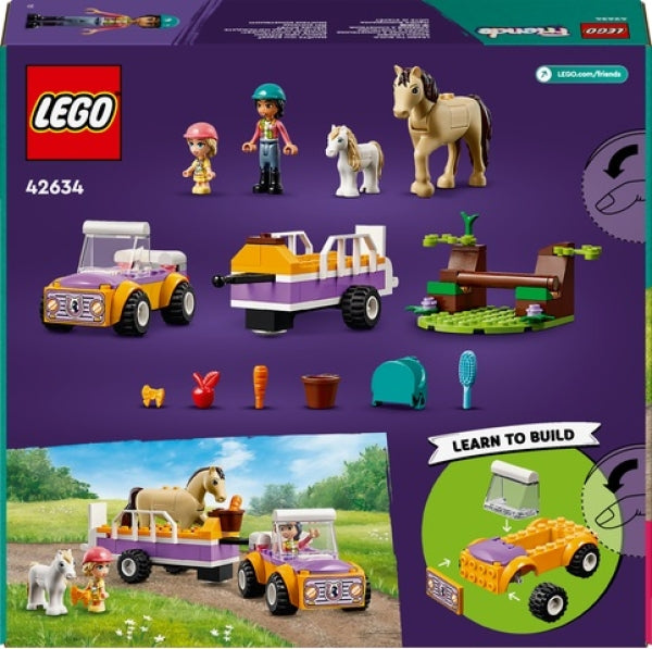 LEGO 42634 Paard en Pony Aanhangwagen