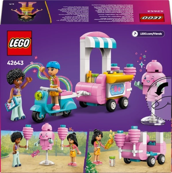 LEGO 42643 Suikerspinkraam en Scooter