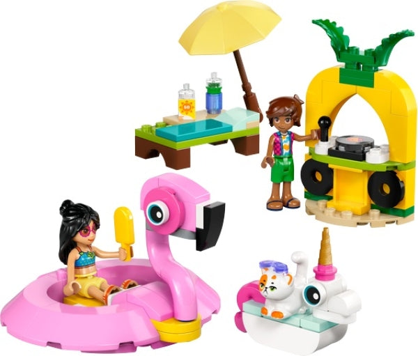 LEGO 42658 Zwembadfeestje met Flamingo en Eenhoorn