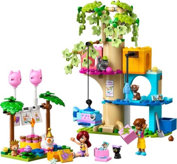 LEGO 42666 Kattenverjaardagsfeestje en Boomhut