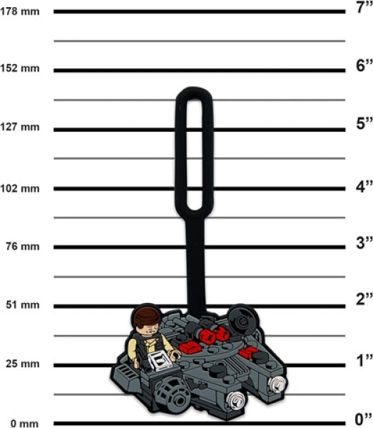 LEGO Bagage Label Millennium Falcon