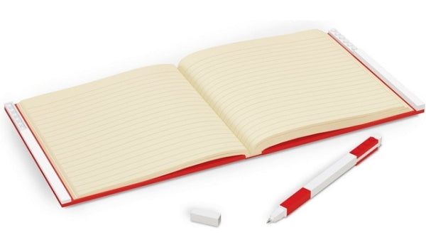 LEGO Notitieboek Deluxe met Pen ROOD