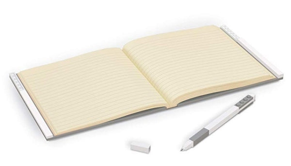 LEGO Notitieboek Deluxe met Pen LICHTGRIJS