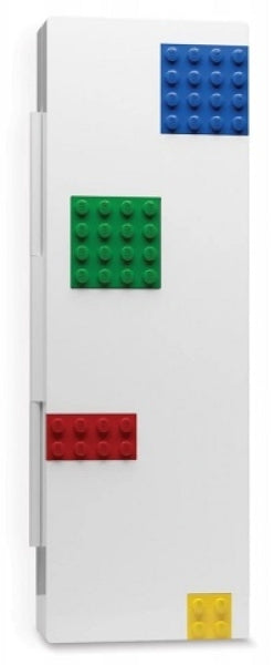 LEGO Pennendoos WIT met Platen en Minifiguur