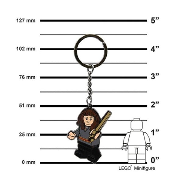 LEGO Metalen Sleutelhanger Hermoine Granger