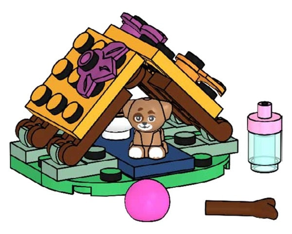 LEGO Puppy met Hondenhok (Polybag)